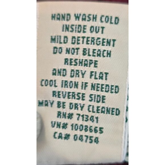 L.L. Bean Vintage Burgundy Ribbed Sweater Suede Patches 100% Merino Lambs Wool - Picture 6 of 7